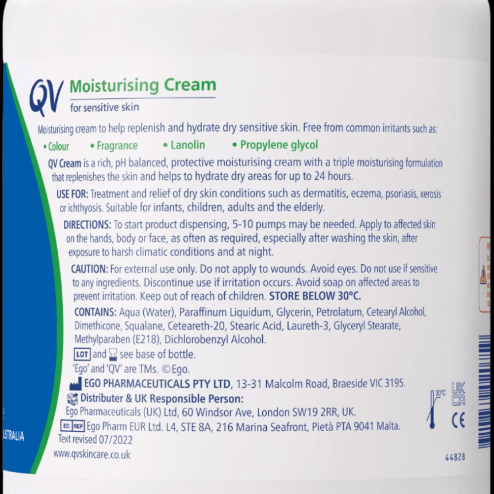 QV Baby Moisturising Cream 500ml 2