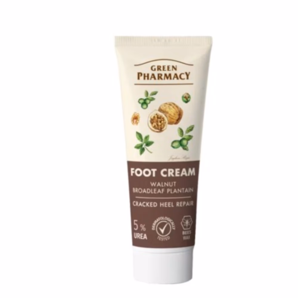 Green Pharmacy Foot Repair Cream with Walnut Oil &amp; Broadleaf Plantain Extract 100ml 3
