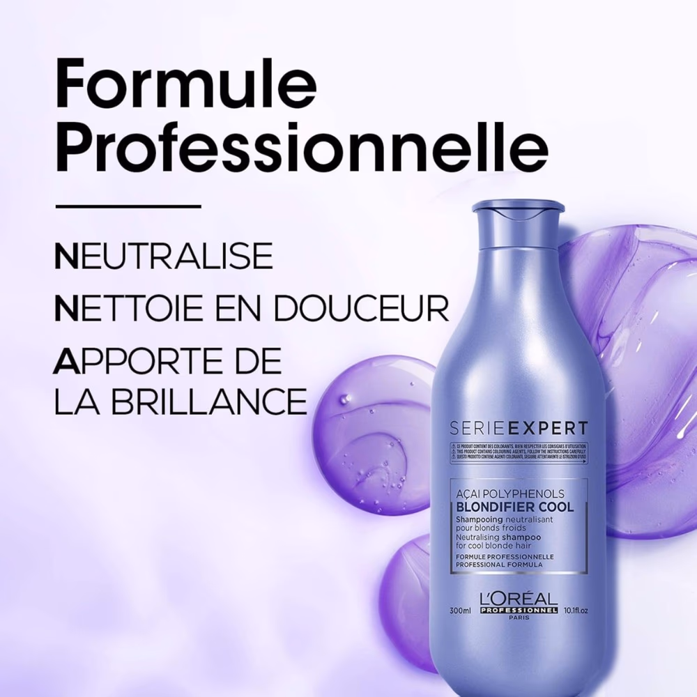 L'Oreal SerieExpert Blondifier Cool Shampoo 300ml 3