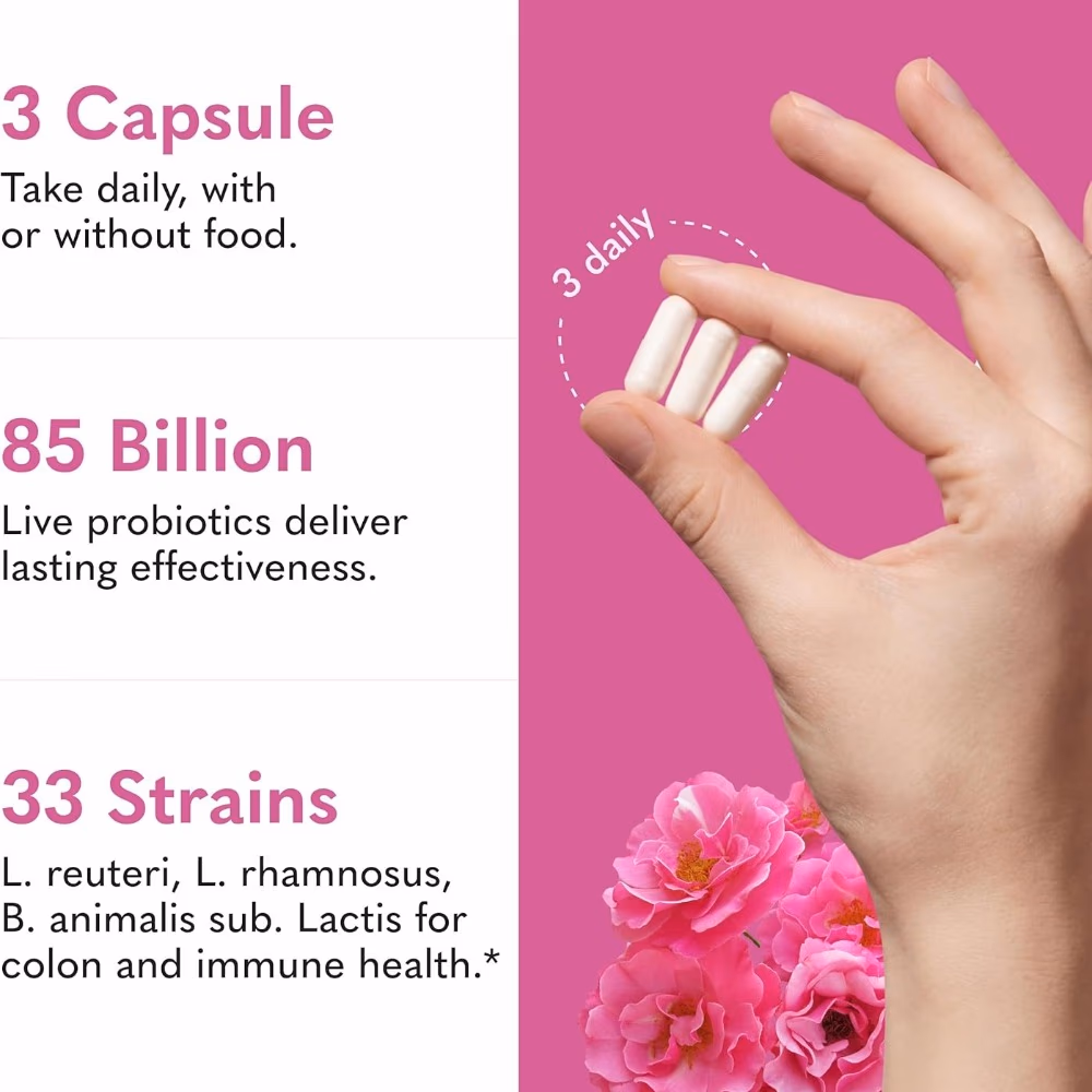 Garden of Life, RAW Probiotics, Women, 85 Billion CFU, 90 Vegetarian Capsules 4
