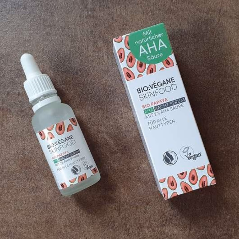 BIOVEGANE Skinfood Organic Papaya AHA Night Serum 30ml 2