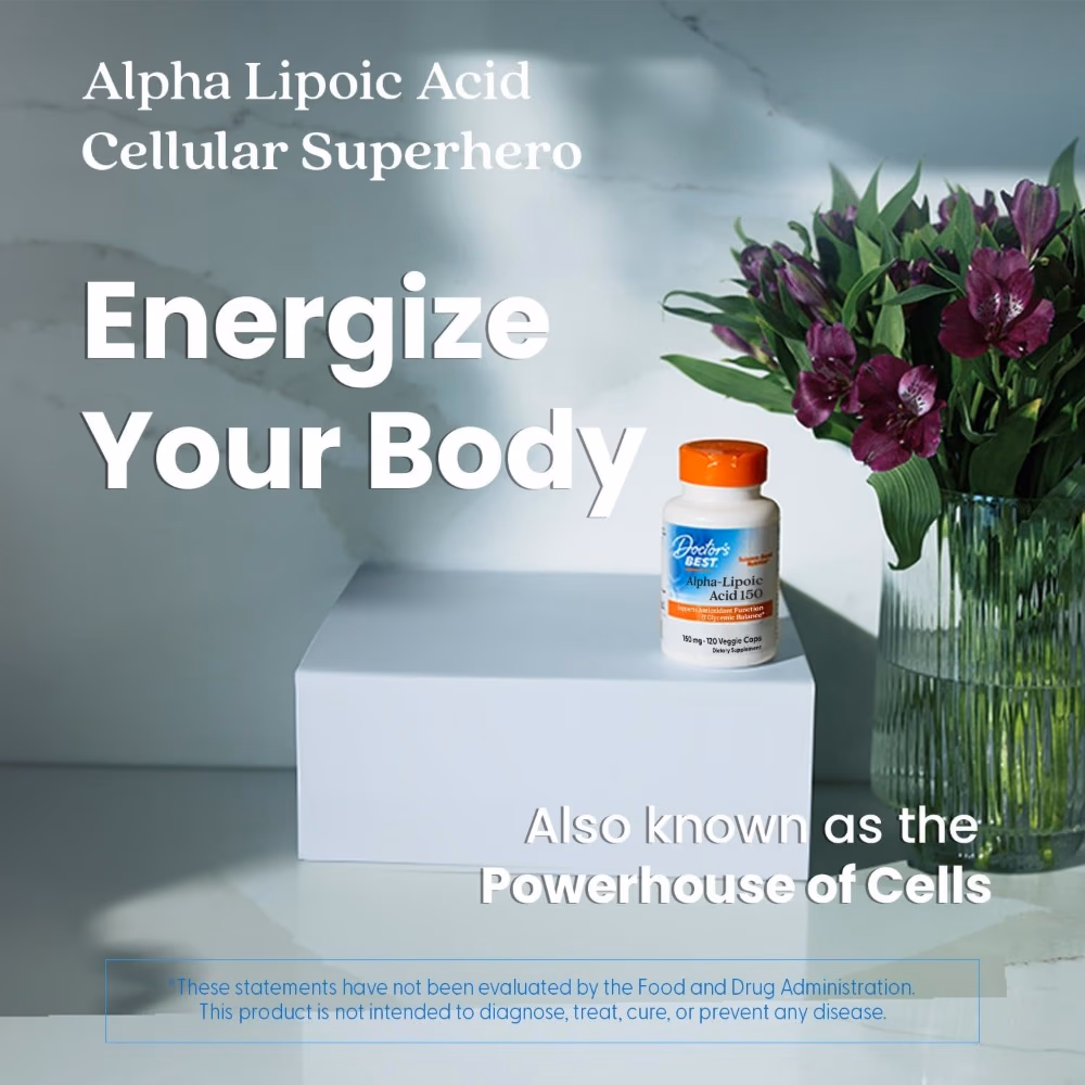 Doctor's Best Alpha Lipoic Acid 150mg 120 Capsules 3