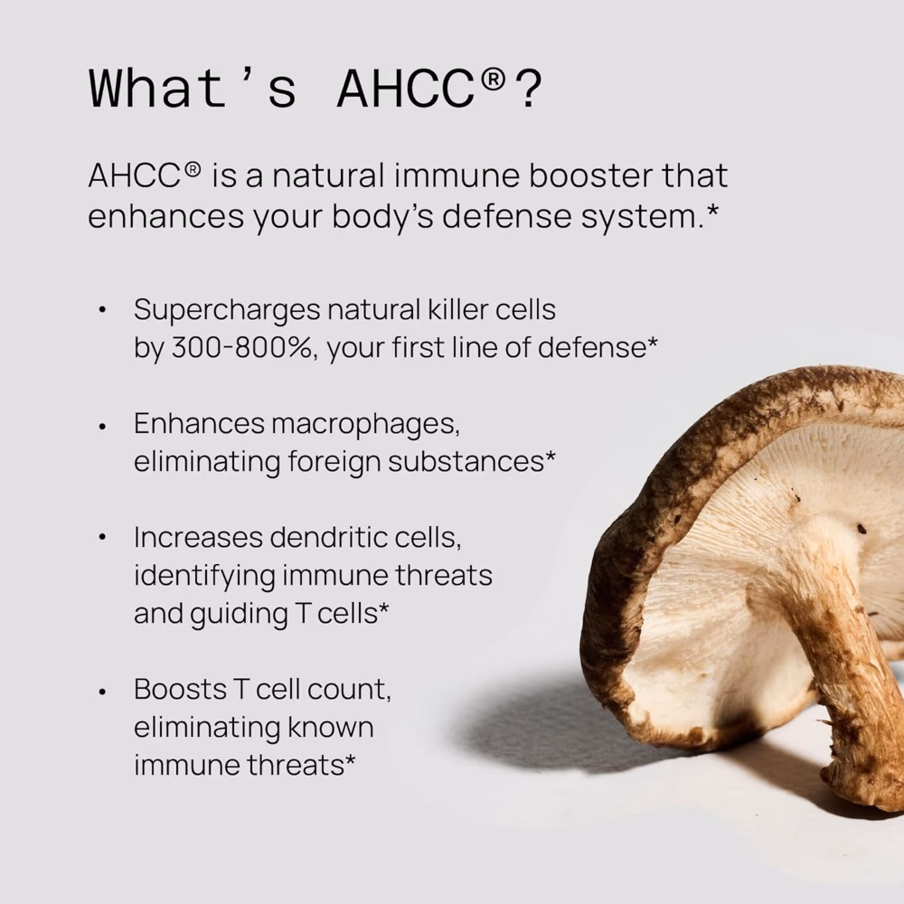 Quality of Life Kinoko Pro AHCC 60 Softgels 4