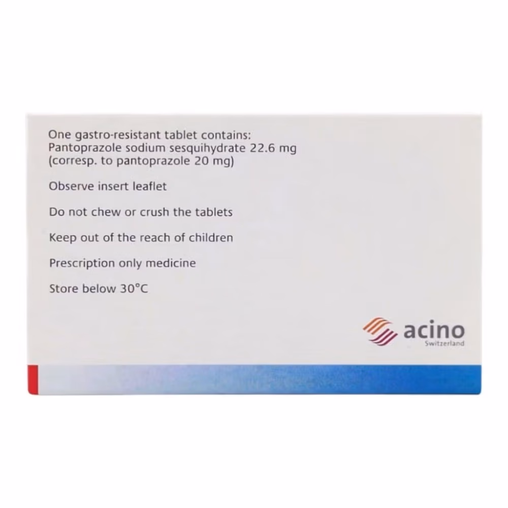 Pantozol 20mg Gastro Resistant Tablet | Pack of 30 2