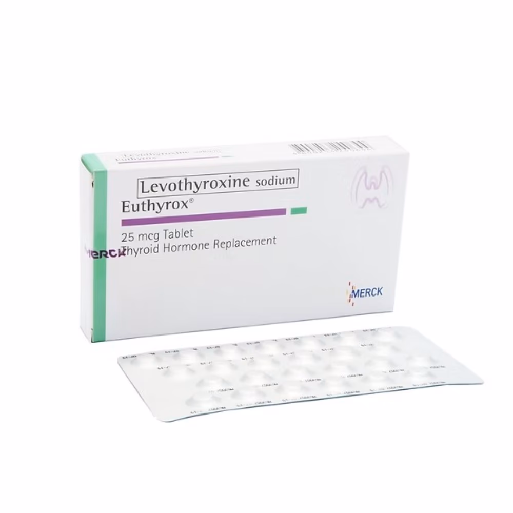 Euthyrox 25mcg Tablets | Pack of 100 Tablets 3