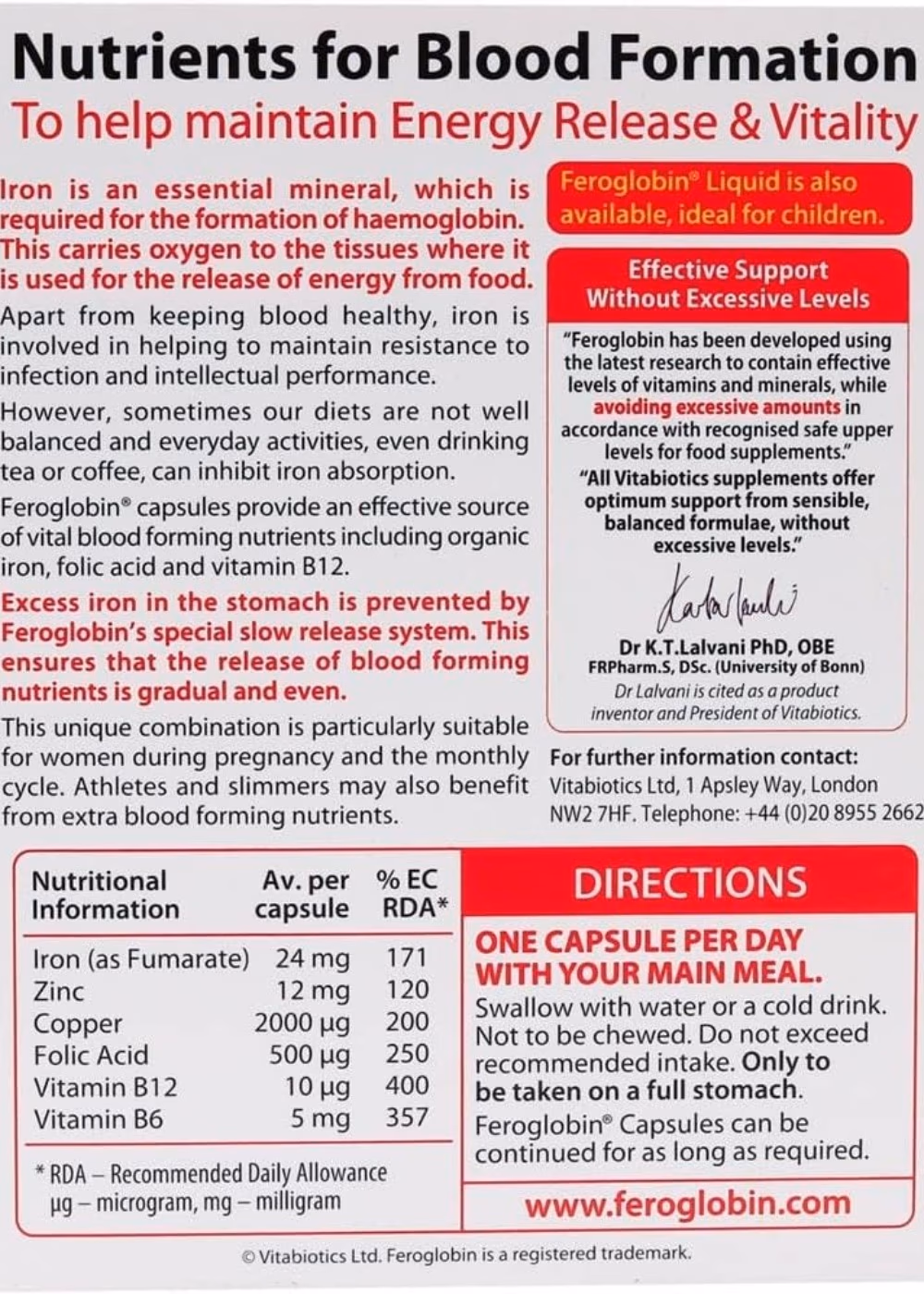 Feroglobin Cap 30S 3
