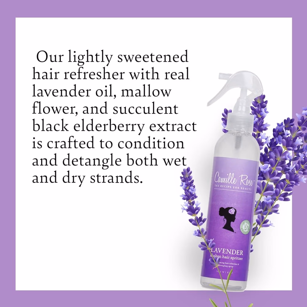 Camille Rose Lavender Shaken Hair Spritzer 8 fl oz 4