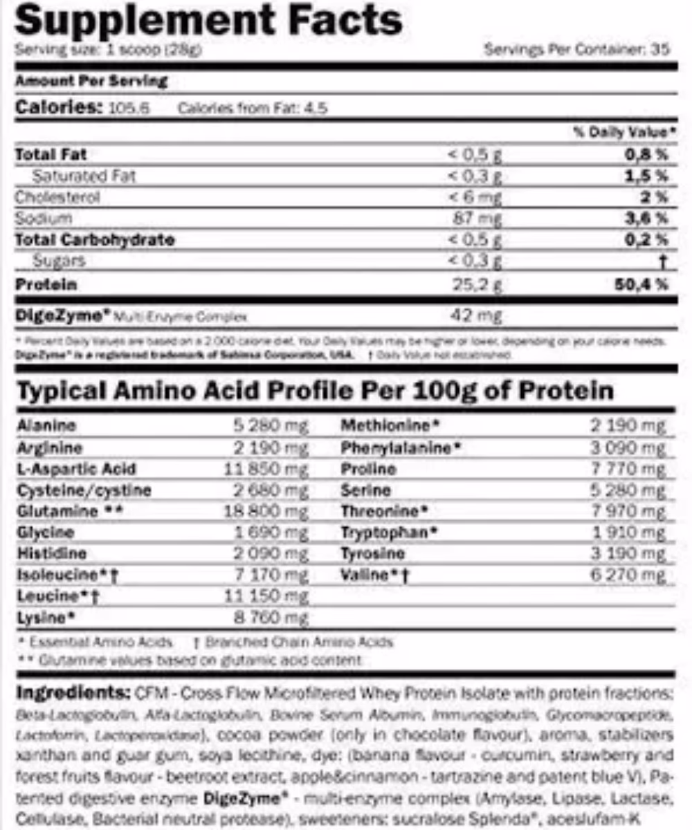 AMIX Isoprime CFM Isolate White Chocolate 2kg 2