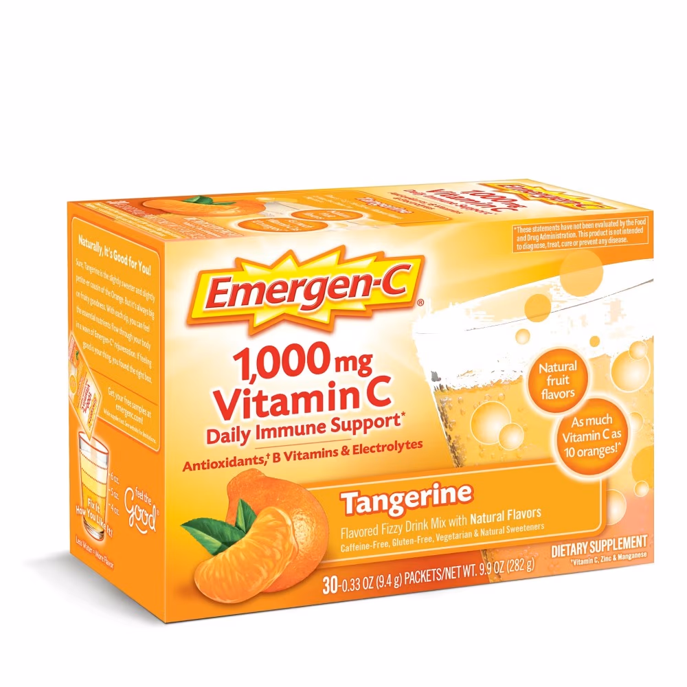 Emergen-C Vitamin C 1000mg Tangerine 30 Packs 5