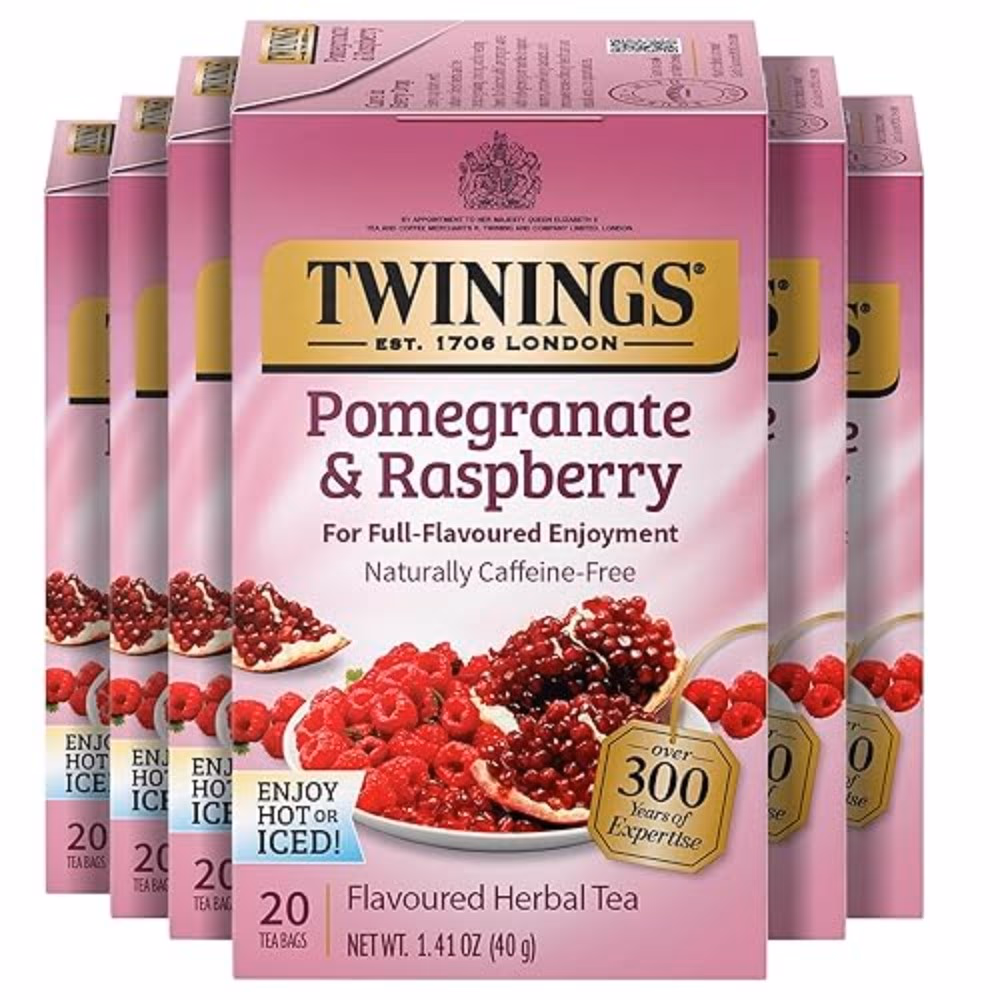 Twinings Herbal Tea Pomegranate & Raspberry 20 Bags 2