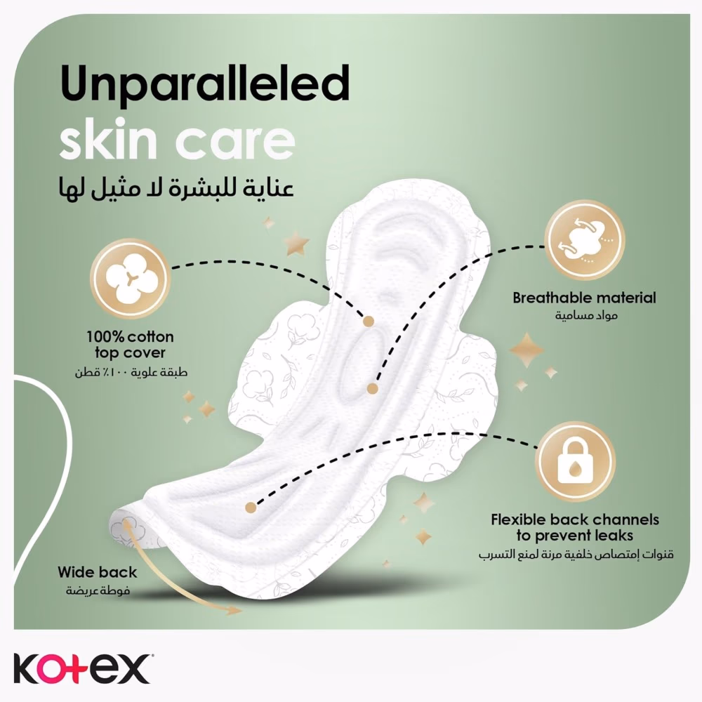 Kotex Natural Maxi Protect Super 44s 4