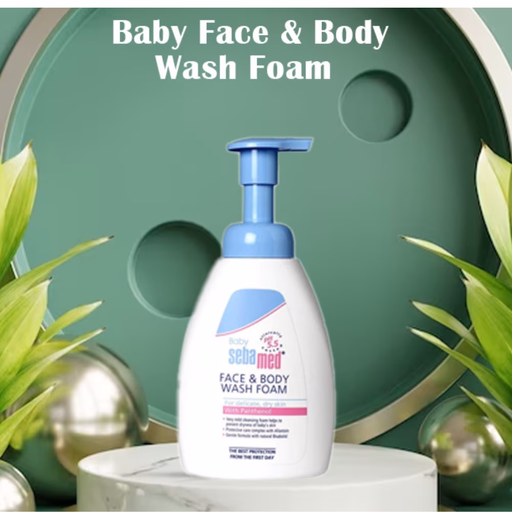 Sebamed Baby Face & Body Wash Foam 400ml 3