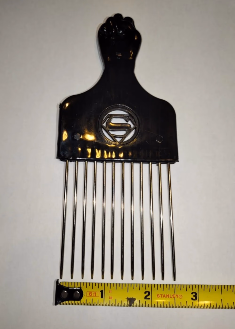Dream World Metal Pik Black Styling Comb BR3503 3