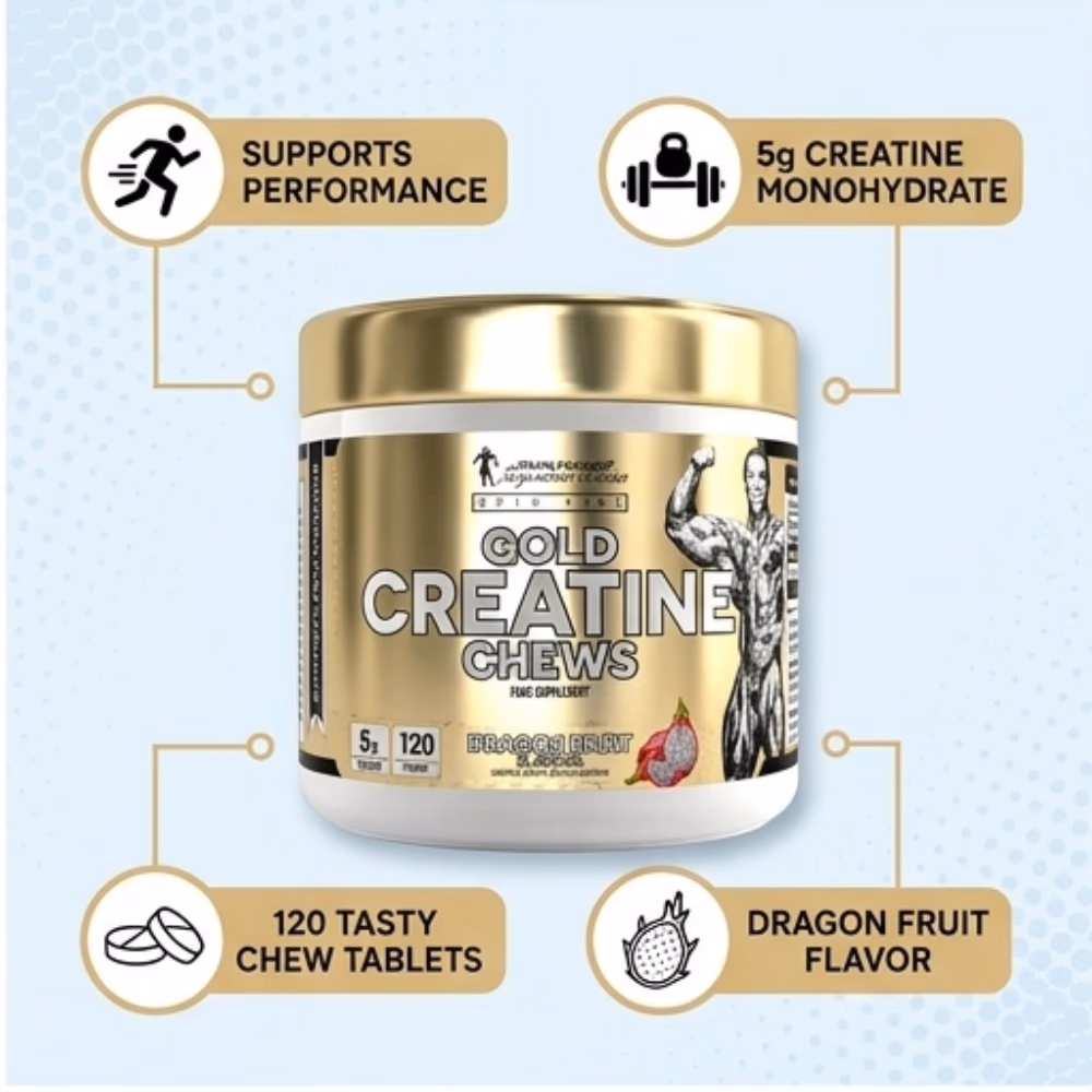 Kl Gold Creatine Chews Dragon Fruit Tab 120s 3