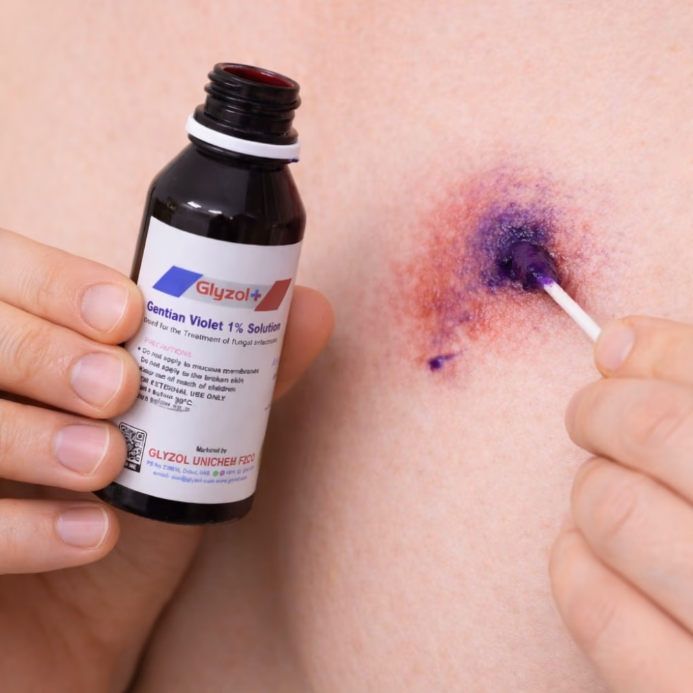 Glyzol Gentian Violet 1% Solution 60ml 3