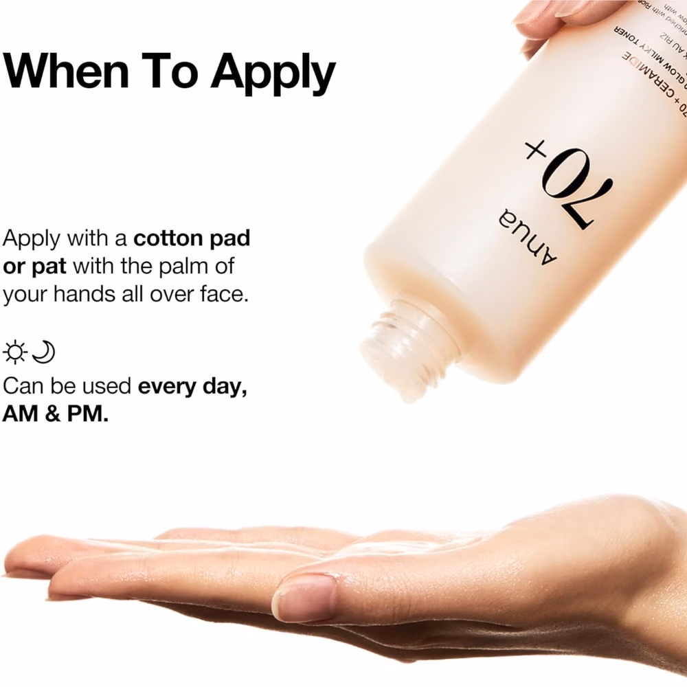 ANUA 70+ Rice Ceramide Milky Toner 250ml 2