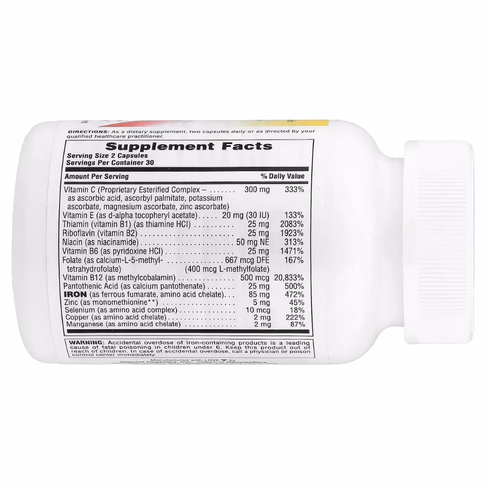 Natures Plus  Hema-plex Iron Capsules 60s 3