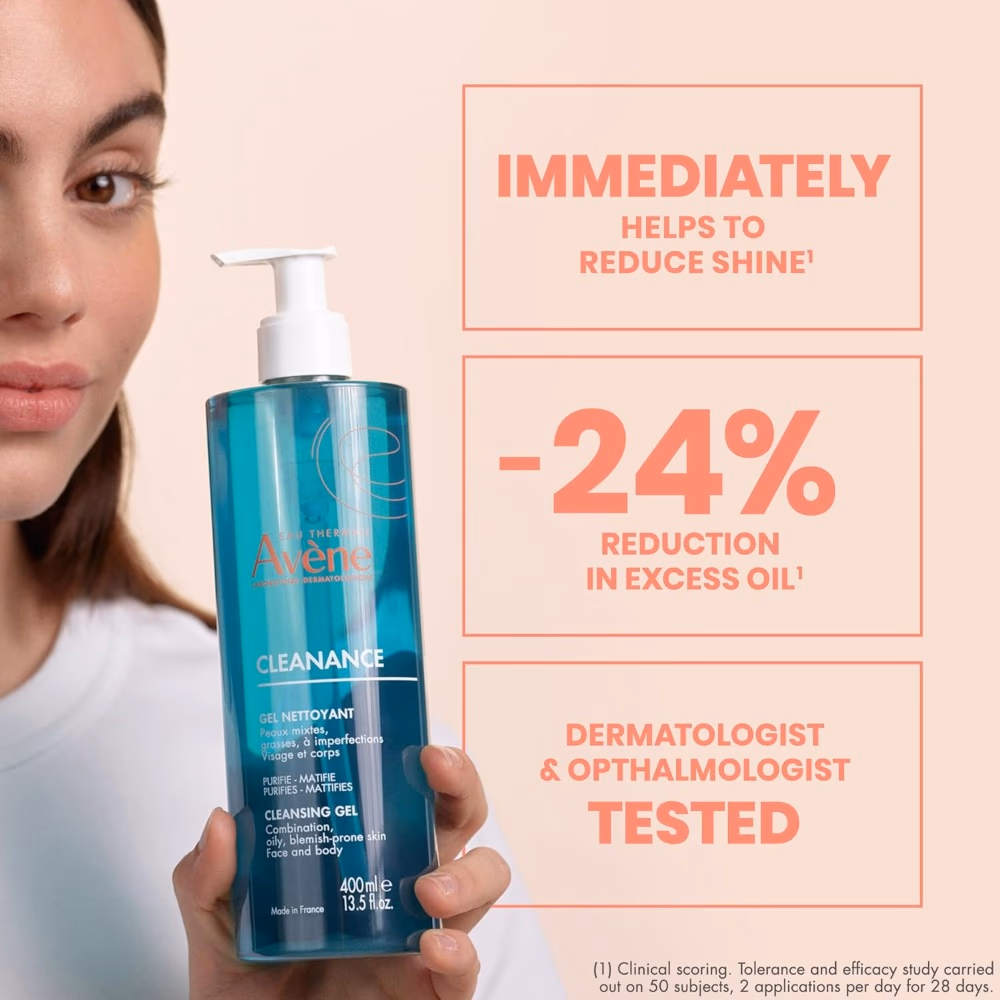 Avene Cleanance Cleansing Gel 400Ml 2