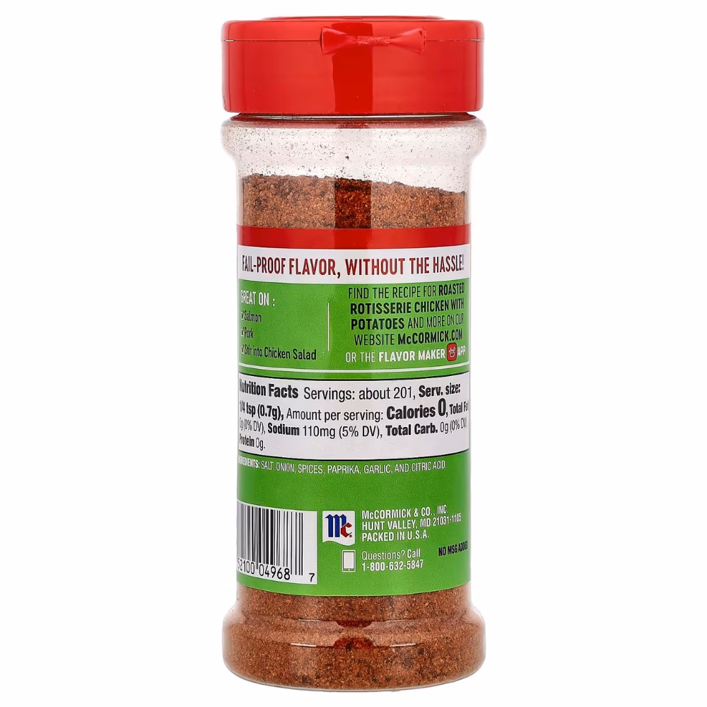 McCormick Rotisserie Chicken Seasoning 141g – Savory Poultry Spice Blend 2