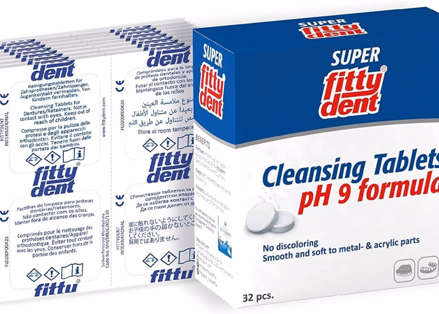 Fittydent Cleansing Tablets – 32 Pack 4