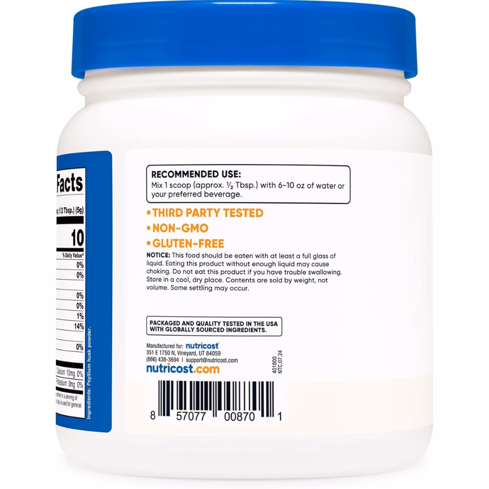 Nutricost Psyllium Husk Unflavored 227g 2