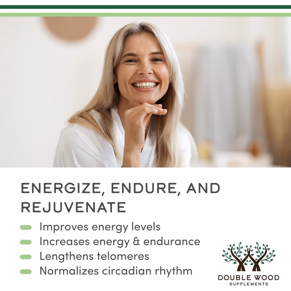 Double Wood NAD+ 500mg-60 Capsules 3