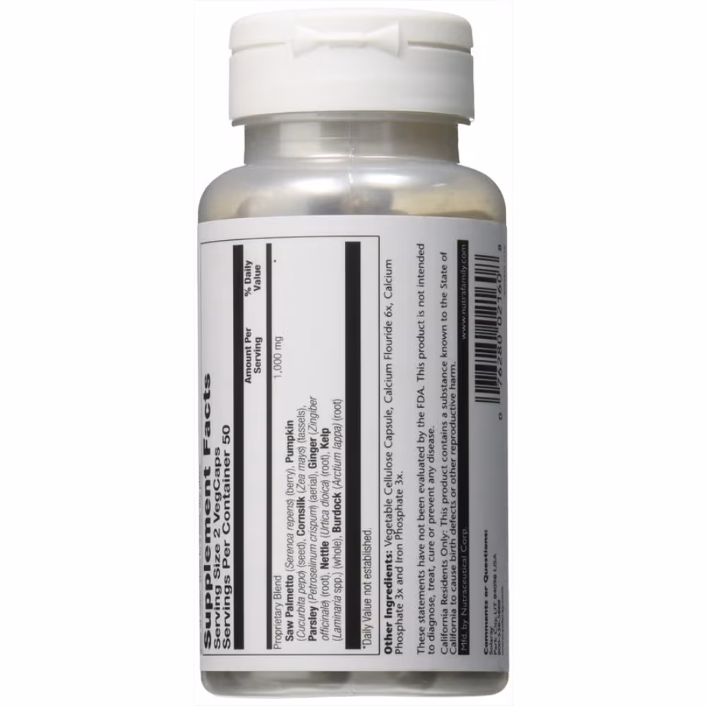 Solaray Prostate Blend 100 Veg Capsules 3