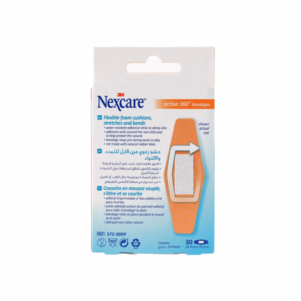 Nexcare Active 360 Bandages – 30-Pack 2