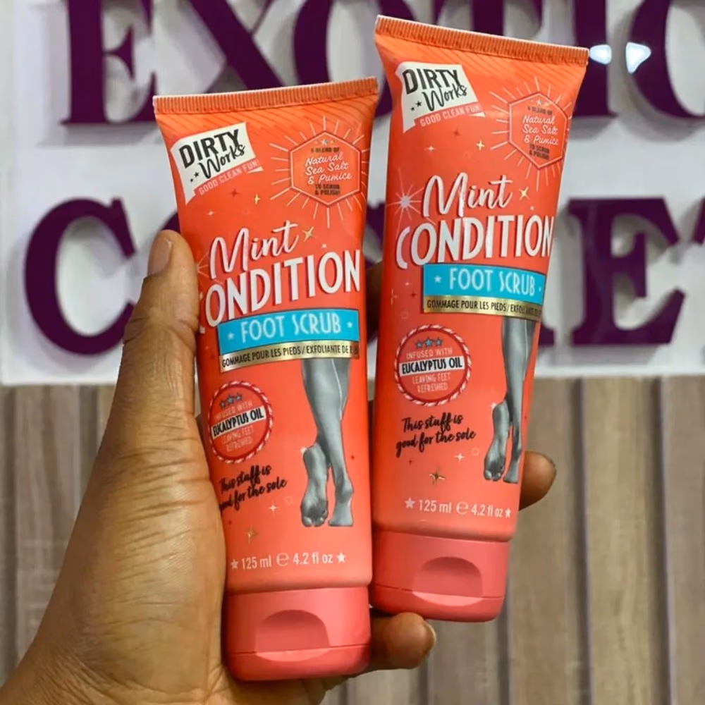 Dirty Works Mint Condition Foot Scrub 125ml – Refresh & Smooth​ 3