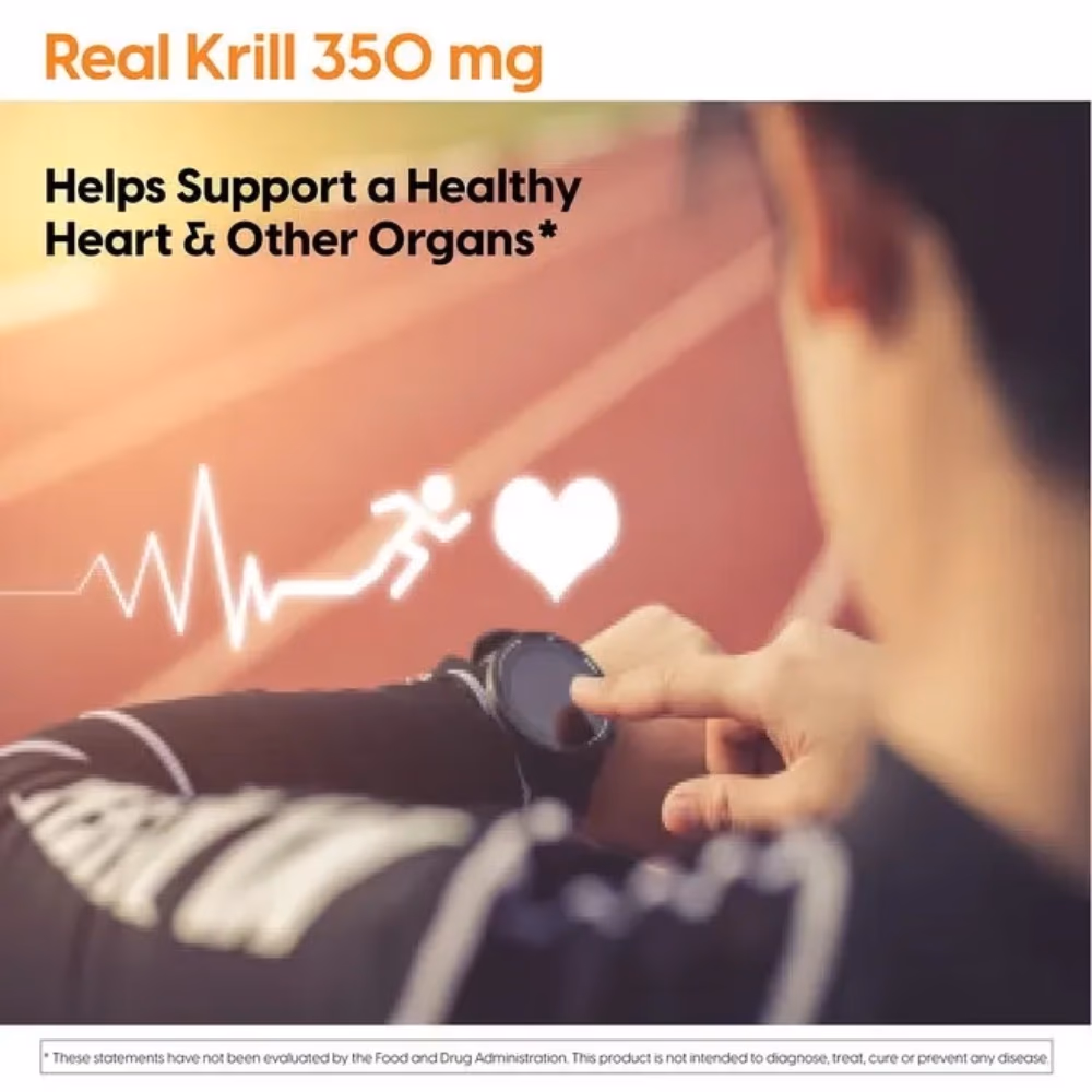 Doctor's Best Real Krill Oil 350mg, 60 Softgels 5