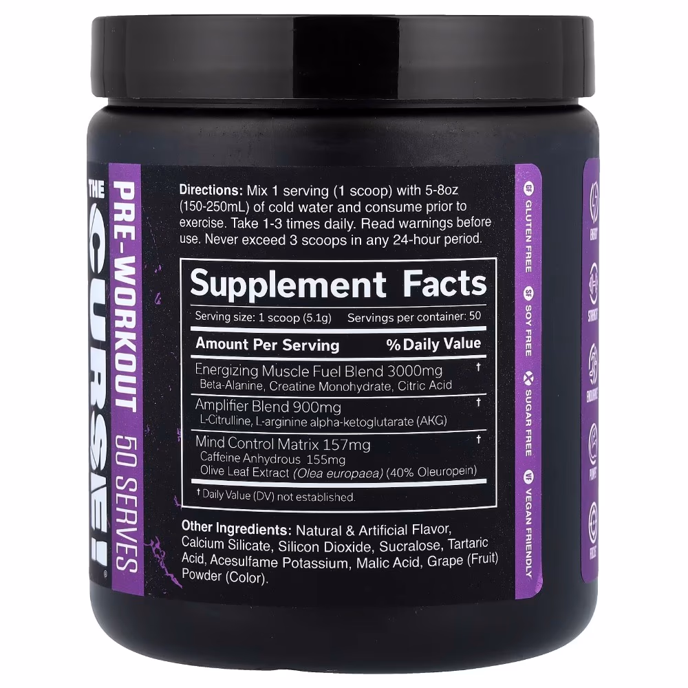 JNX Sports The Curse Dark Grape 50 Servings 2