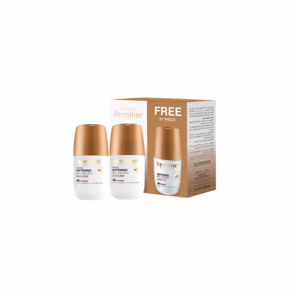 Beesline Natural Whitening Roll-On Deodorant (Arabian Oud) 50ml 2