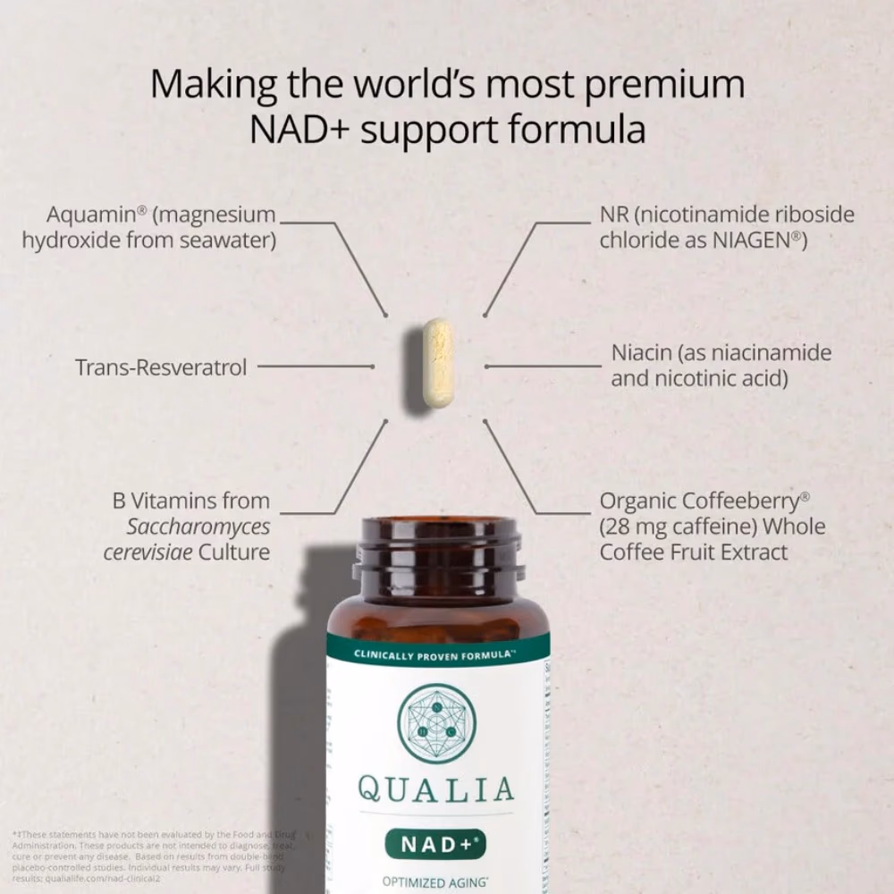 Qualia NAD+ Capsules - 42 Capsules  4