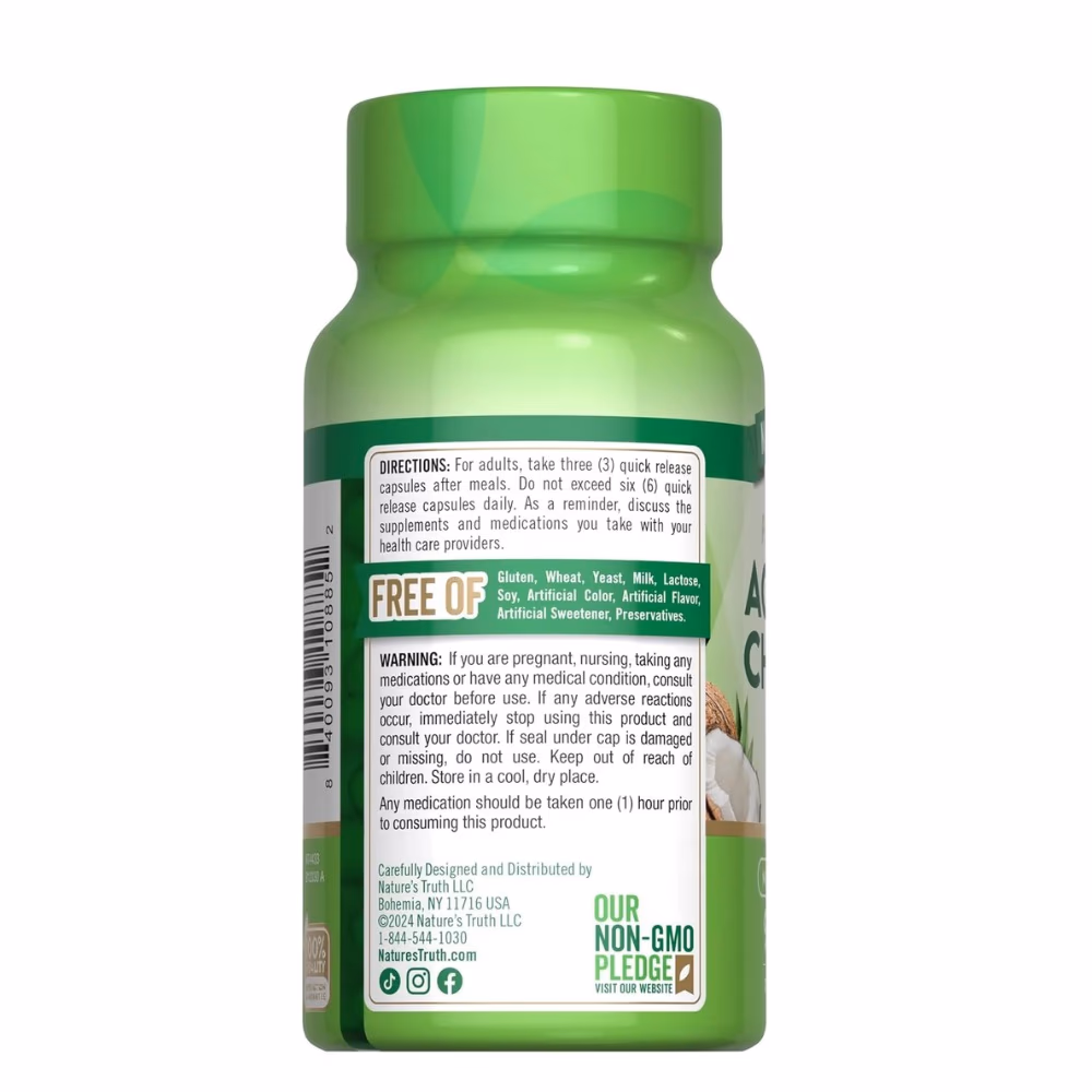 NATURES TRUTH Activated Charcoal 780Mg Capsules 90S 2