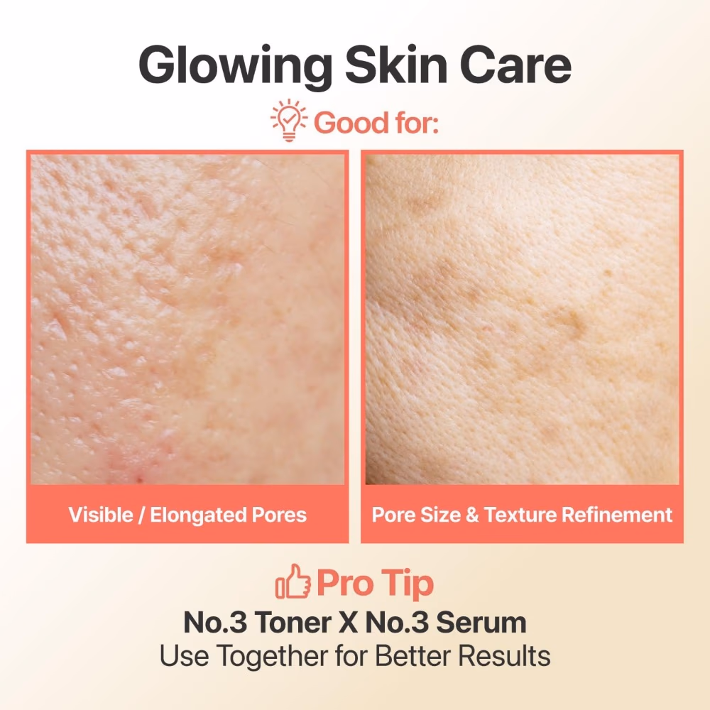 Numbuzin NO 3 Super Glowing Essence Toner 200ml 5