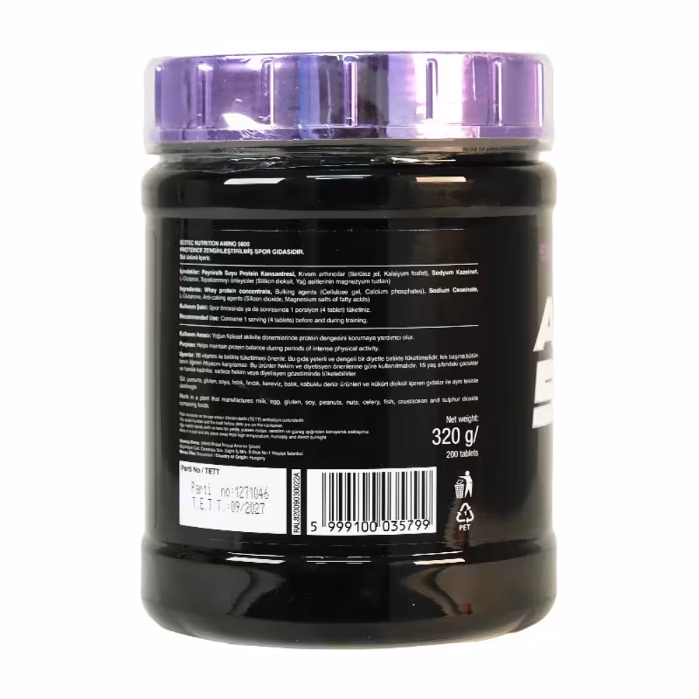 Scitec Amino 5600- 200 Tablets 3