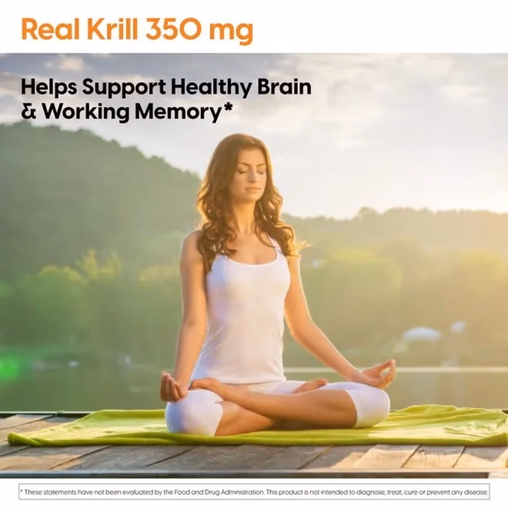 Doctor's Best Real Krill Oil 350mg, 60 Softgels 4