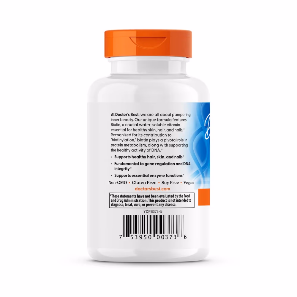 Doctor's Best Biotin 10,000MCG - (120 Veg. Caps) 2