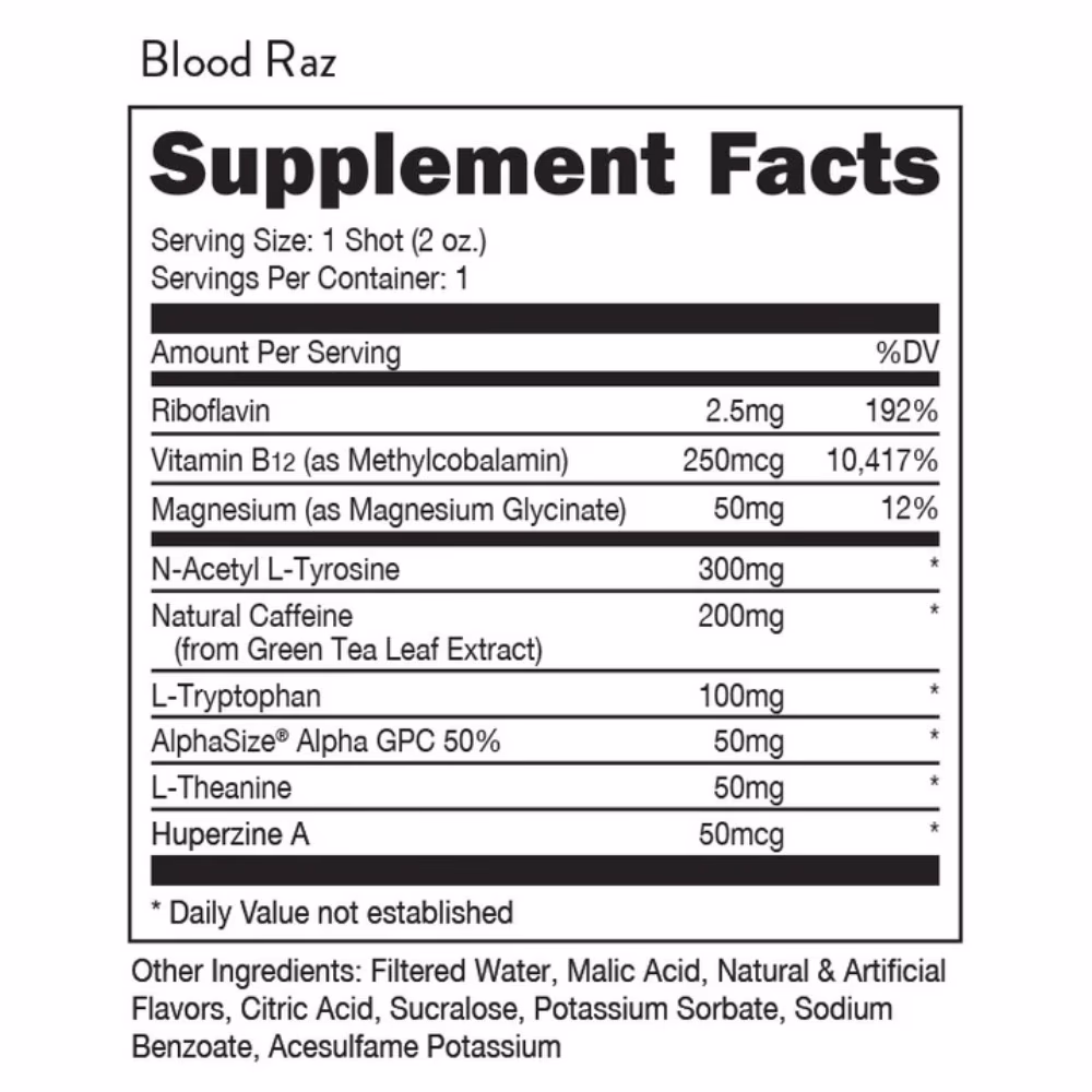 Bucked Up Buck Shot Blood Raz 59ml 2