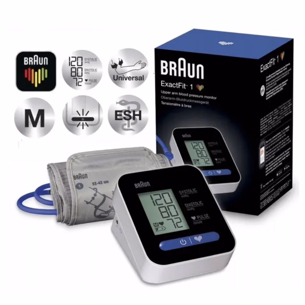  Braun Blood Pressure Monitor ExactFit 1 2