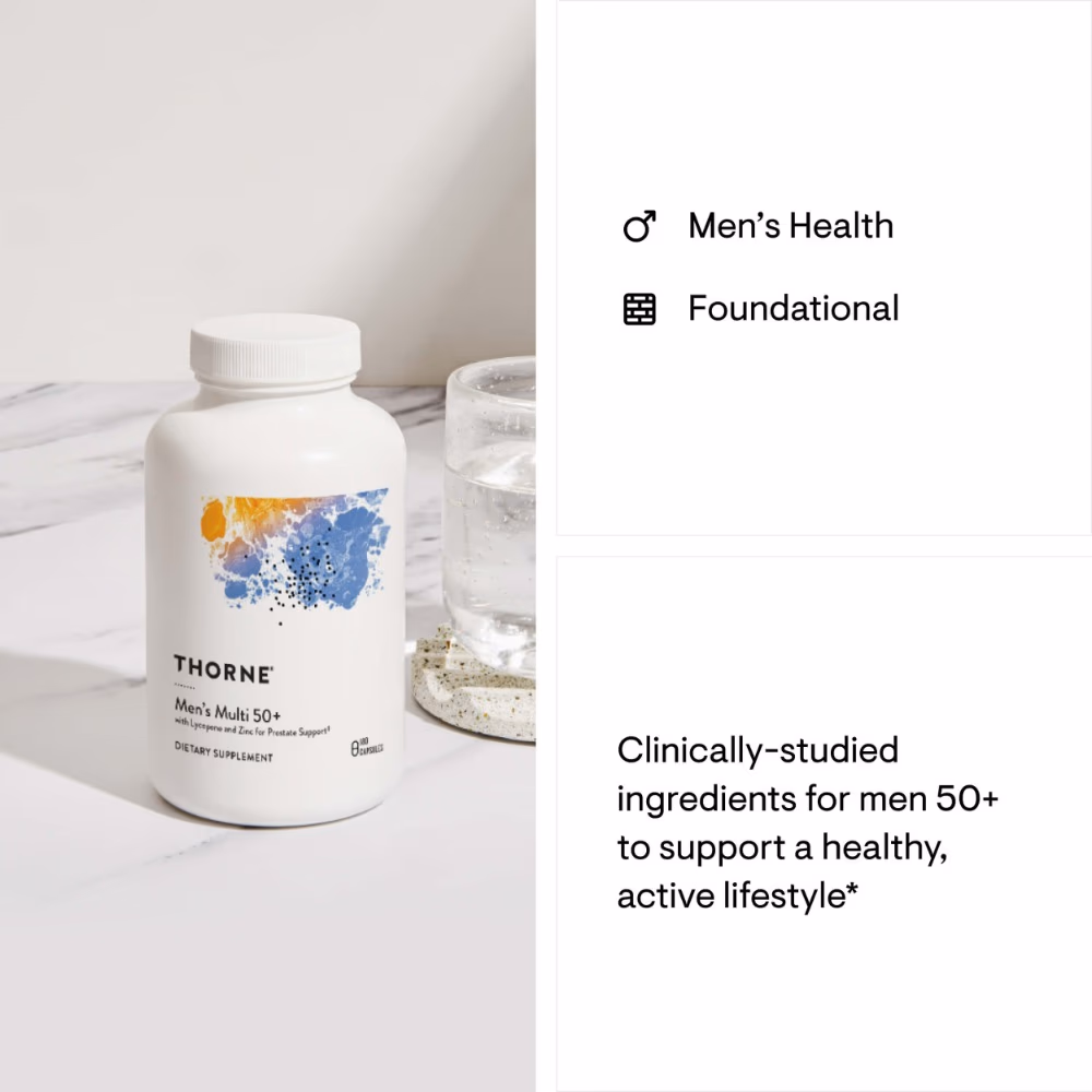 Thorne Men's Multi 50+ – 180 Capsules 2