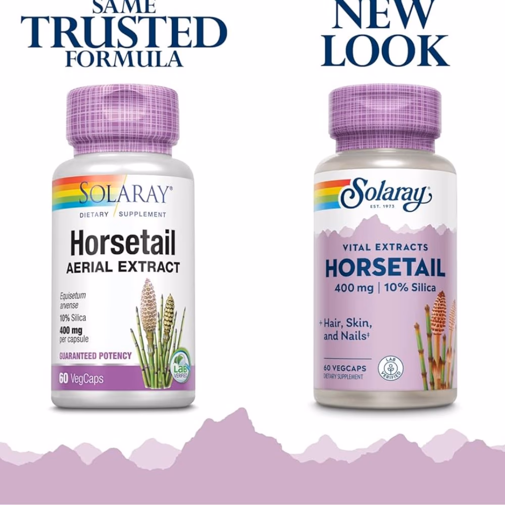 Solaray Horsetail 400mg 60 Veg Caps 3