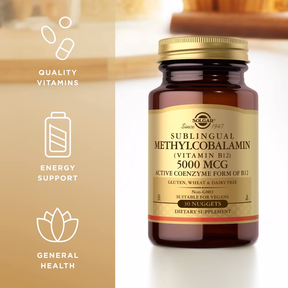 Solgar Vitamin B12 5000 mcg – 30 Nuggets 3