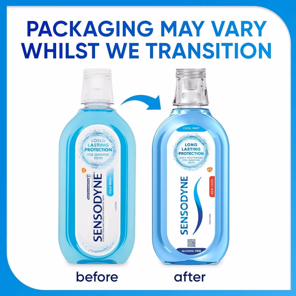 Sensodyne Cool Mint Mouthwash 500ml 2