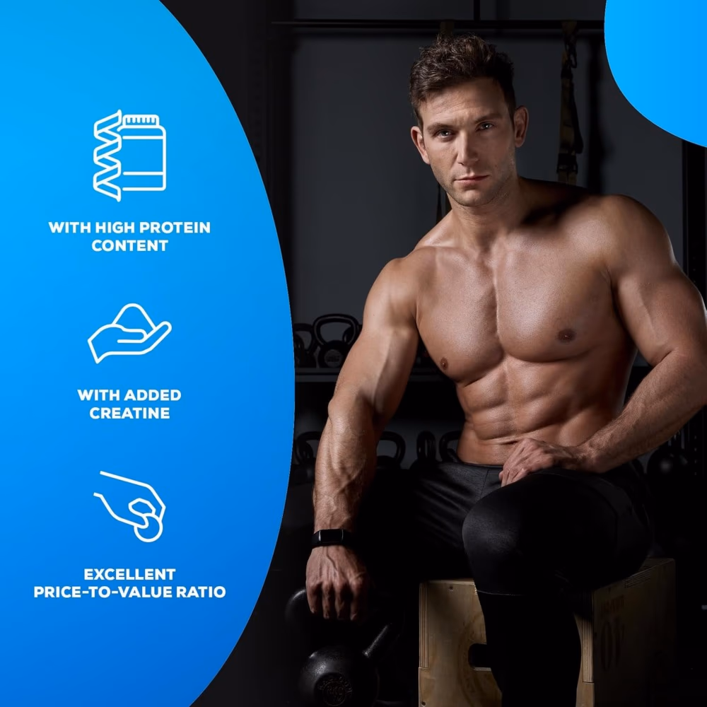 BioTechUSA Protein Powder Strawberry Banana 4000g 2
