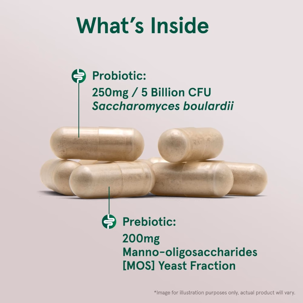 Jarrow Saccharomyces Boulardii + MOS - 90 Capsules 3