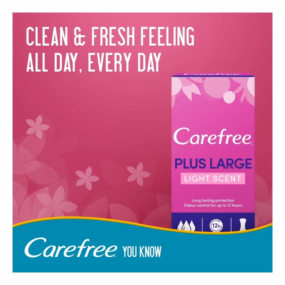 Carefree Plus Large Unscented 20s 2