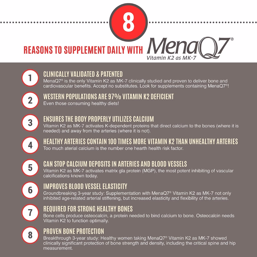 MenaQ7 180mcg- 30 Tablets  3