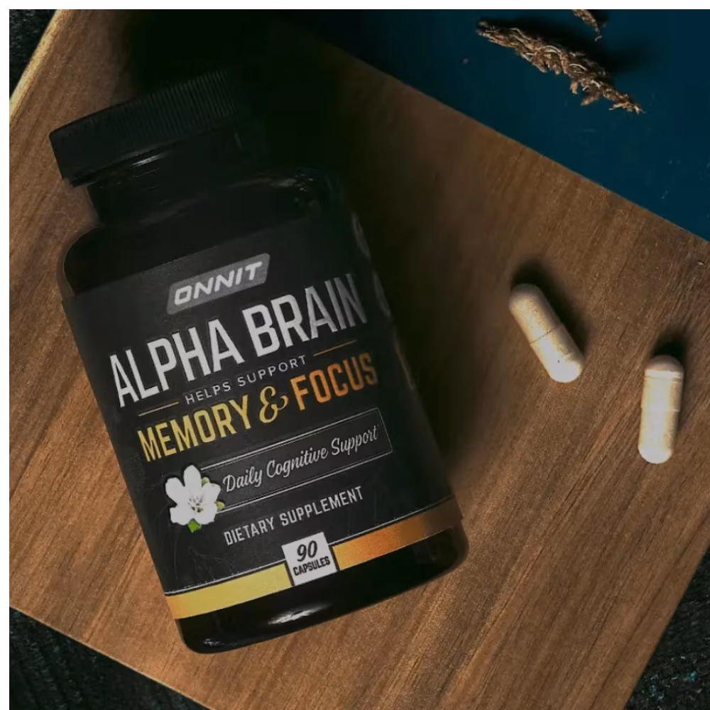 Onnit Alpha Brain Memory & Focus 90 Capsules  3