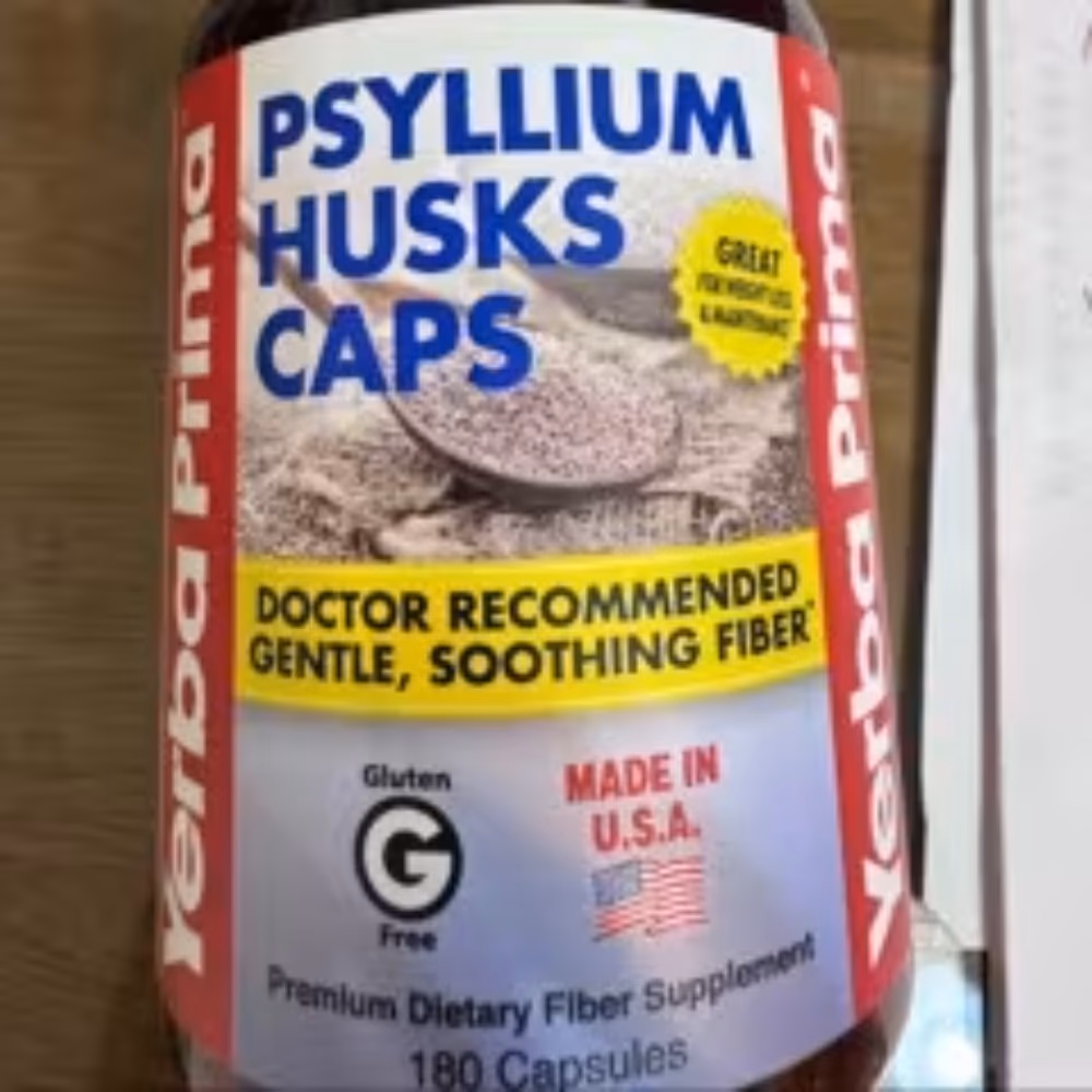Yerba Prima Psyllium Husks 180 Caps 2